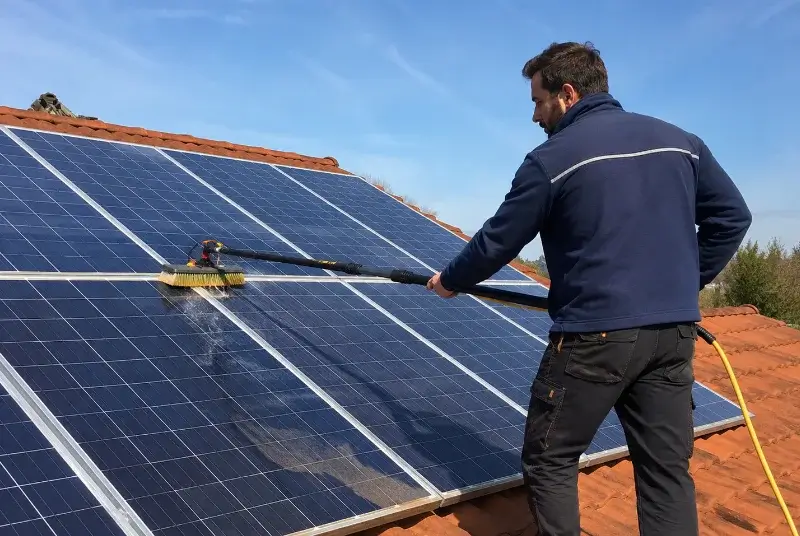Nettoyage et entretien de panneaux solaires à Saint-Pierre-de-Lages